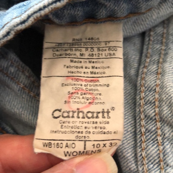 Women’s Carhartt Jeans 10 x 32 - Picture 6 of 9